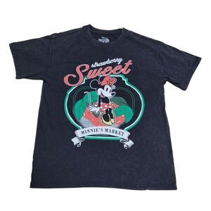 Washed Black - Character Women's Lightweight Crewneck Retro Soft Vintage Wash Te